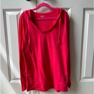 Pink/red athletic top